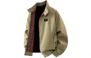 Куртка Unisex Lapel Moderate ZIAREL, хаки[removable logo]