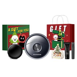 FS891 Feike Set роторная электробритва мини летающий диск бритва, портативная, двойное лезвие, полностью моющаяся FLYCO, черный