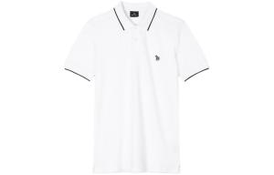 Поло с аппликацией логотипа Paul Smith, белый