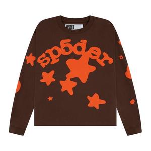Футболка Sp5der Beluga Long-Sleeve HW Tee Brown, коричневый