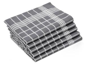 Кухонное полотенце Zollner 00000556 5er-Set, серый