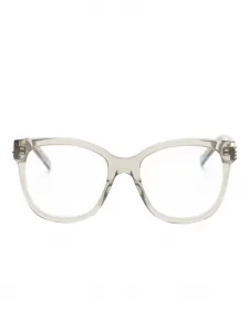 Очки с логотипом Saint Laurent, коричневый