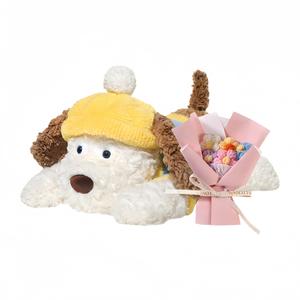 Кукла плюшевая щенок Ruby, милый щенок, высота 35 см LALABABY