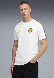 Футболка Puma BVB KING TEE, White Yellow Sizzle/White