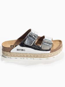 Мюли BAYTON, серебряный