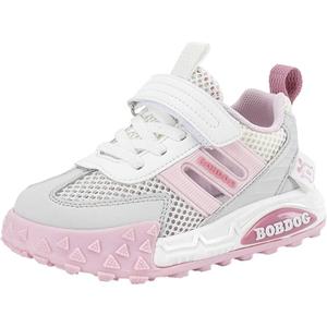 Низкие детские кроссовки для подростков BOBDOG, бежевый/розовый