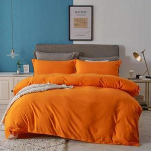 Yyuoqafn Комплект постельного белья однотонный черный микрофибра мягкий дышащий Color 6