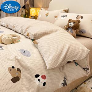 Disney Комплект постельного белья 4 предмета, 180 см, простыня, пододеяльник, 2 наволочки, цвет/тип