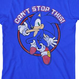 Футболка с ретро-графикой Sonic the Hedgehog для мальчиков 8–20 лет Licensed Character