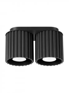 Nice Lamps Черный потолок ZORA 2, высота 12 см