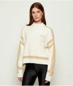 Полуводолазка KAMILA relaxed fit Guess Jeans, экрю