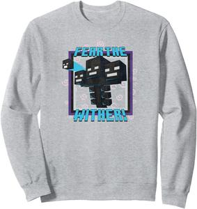 Футболка Minecraft Wither Fear The Wither! V1, синяя, размер S