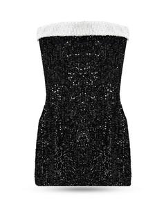 Девочковое мини-платье с пайетками Tween Star - для старших детей KatieJnyc, черный