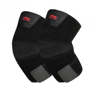 LINING Наколенники для бадминтона, тенниса, баскетбола, фитнеса, дышащие компрессионные Black Unisex