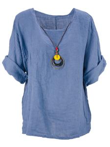 Блуза Seasons of April Lina, Blue Denim