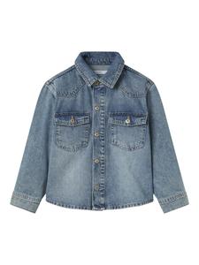 Рубашка на пуговицах классического кроя NAME IT, синий деним