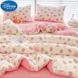 Disney Одеяло зимнее 180х220 см, наполнитель из соевого волокна, вес 4,5 кг, цвет Rose Pink, ткань Grade A Bare Sleeping Fabric