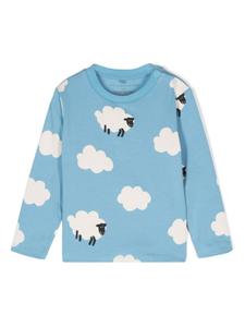 Stella McCartney Kids футболка с принтом, синий
