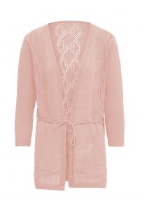 Вязаный кардиган ALARY, светло-розовый
