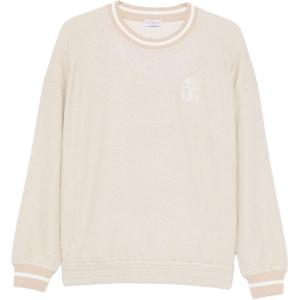 Brunello Cucinelli Свитер с вышитым логотипом