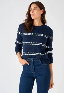 Термолактильный свитер ajouré esprit Damart, Marine