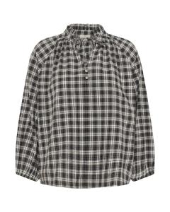 Блуза Kaffe Elna, Black/Wool White