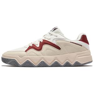 Erke Нескользящие, легкие, увеличивающие рост, низкие мужские кроссовки для скейтбординга из микрокристаллического белого теплого льна