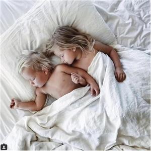 KYTGFH Комплект постельного белья льняной однотонный всесезонный One Color