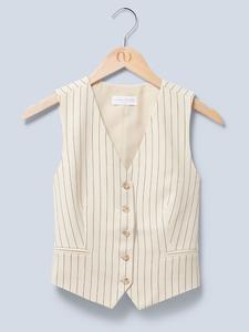 LeGer Жилет "Элейн" кремового цвета