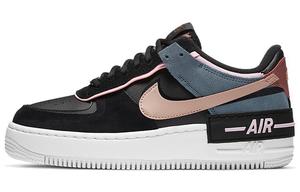 Кроссовки Nike Air Force 1 Low Shadow Black Light Arctic Pink Claystone Red Women's