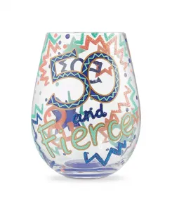 Лолита 50 и свирепый бокал для вина без ножки Enesco, multi