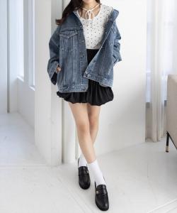 Джинсовая куртка оверсайз [Последние новинки верхней одежды, верхняя одежда для ранней весны]