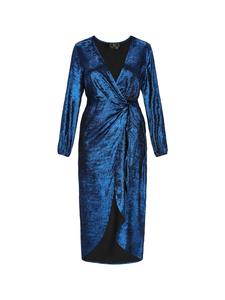 Faina Женское платье синего цвета
