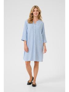 Платье прямого кроя CRVenta в цвете Blue Milkboy Cream