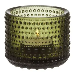 Подсвечник Tealight Kastehelmi Iittala, зеленый