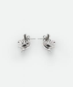 Серьги small anemone BOTTEGA VENETA, серебро