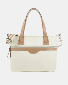 Сумка-корзина с ручками и регулируемым плечевым ремнем El Potro, бежевый