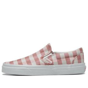 Кроссовки classic slip-on 'pink gray white' Vans, розовый