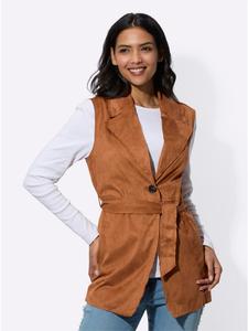 Жилет Sieh an!, коричневый