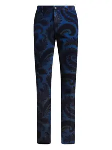 Брюки в рубчик ETRO, синий