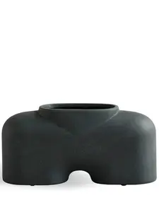 Ваза cobra fat среднего размера, 17х35х10 см, 101 Copenhagen, черный