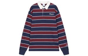 Рубашки-поло унисекс, воротник-поло, умеренный прямой крой Champion, marine синий & preppy красный