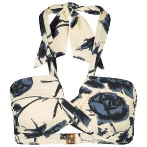 Женский бикини-топ-бандо Secret Garden с бретелькой через шею Seafolly, черный