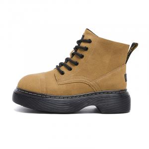 Короткие женские ботинки Martin MALEMONKEY, Yellow Brown