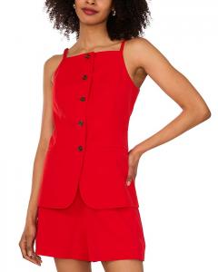 Жилет на пуговицах 1.STATE, красный