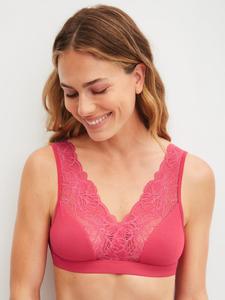 Calida Мягкий бюстгальтер смелого красного цвета