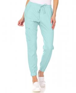 Брюки-джоггеры Leah Plus Size с пятью карманами, эластичные, желтые, размер 3XL Medichic, Spearmint