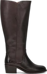 Женские высокие сапоги Frye Carson 2 с узкой голенью, премиальная кожа, элегантный дизайн, удобная посадка, коричневые, доступные размеры