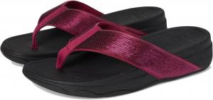 Сандалии FitFlop Surfa Sequin Toe-post Sandals, цвет Ruby