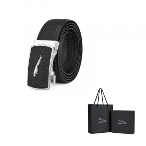 JAGUAR Кожаный ремень мужской, Black